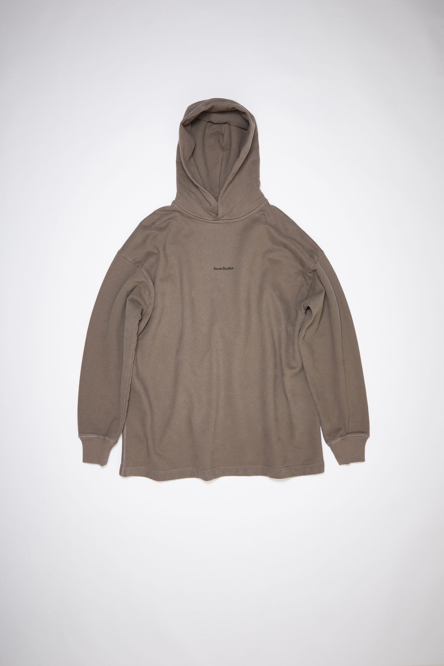 Hooded sweatshirt - Stone grey - 4