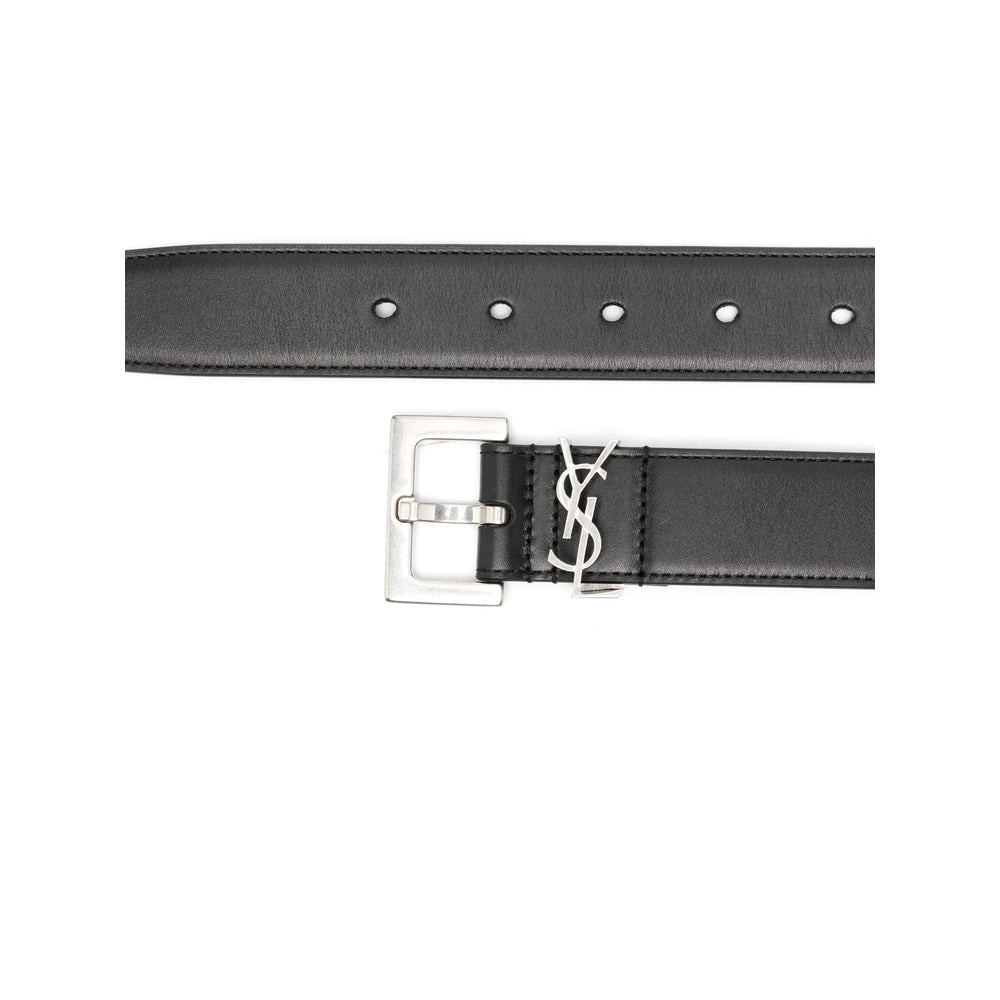 Saint Laurent Black Belts Men - 2