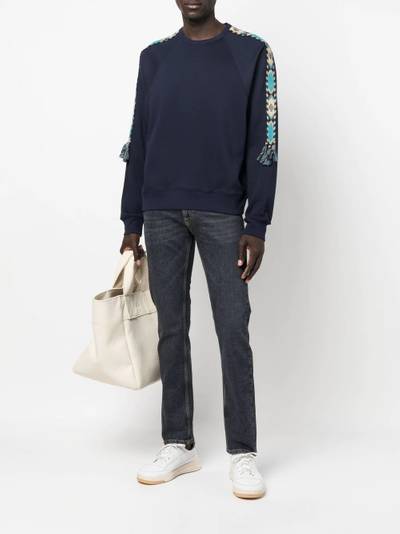 Etro ikat-print sweatshirt outlook