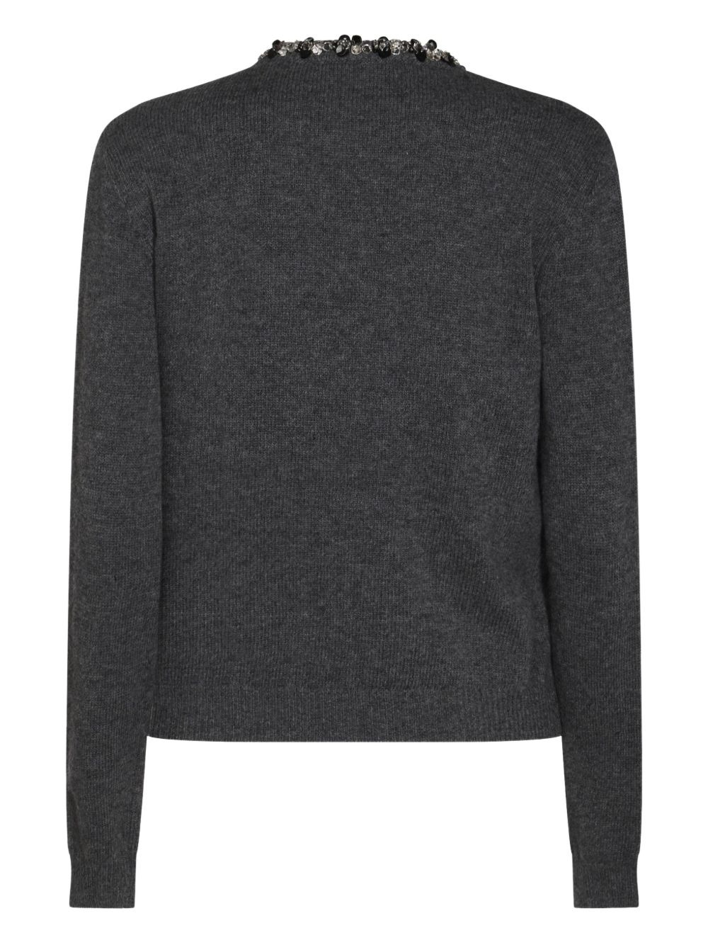 sequin-embellished wool cardigan - 2