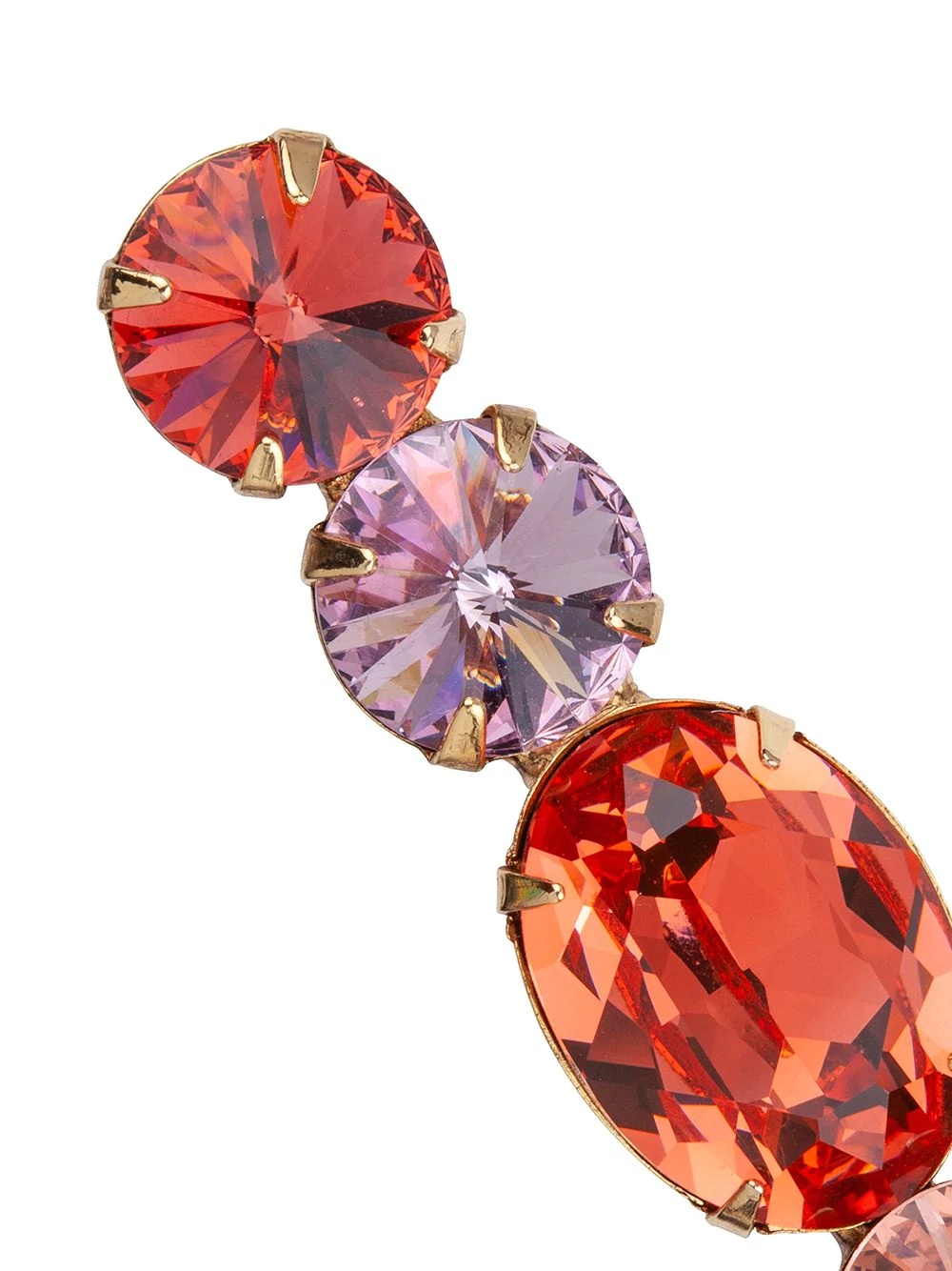 Lenora crystal-embellished hair clip - 2