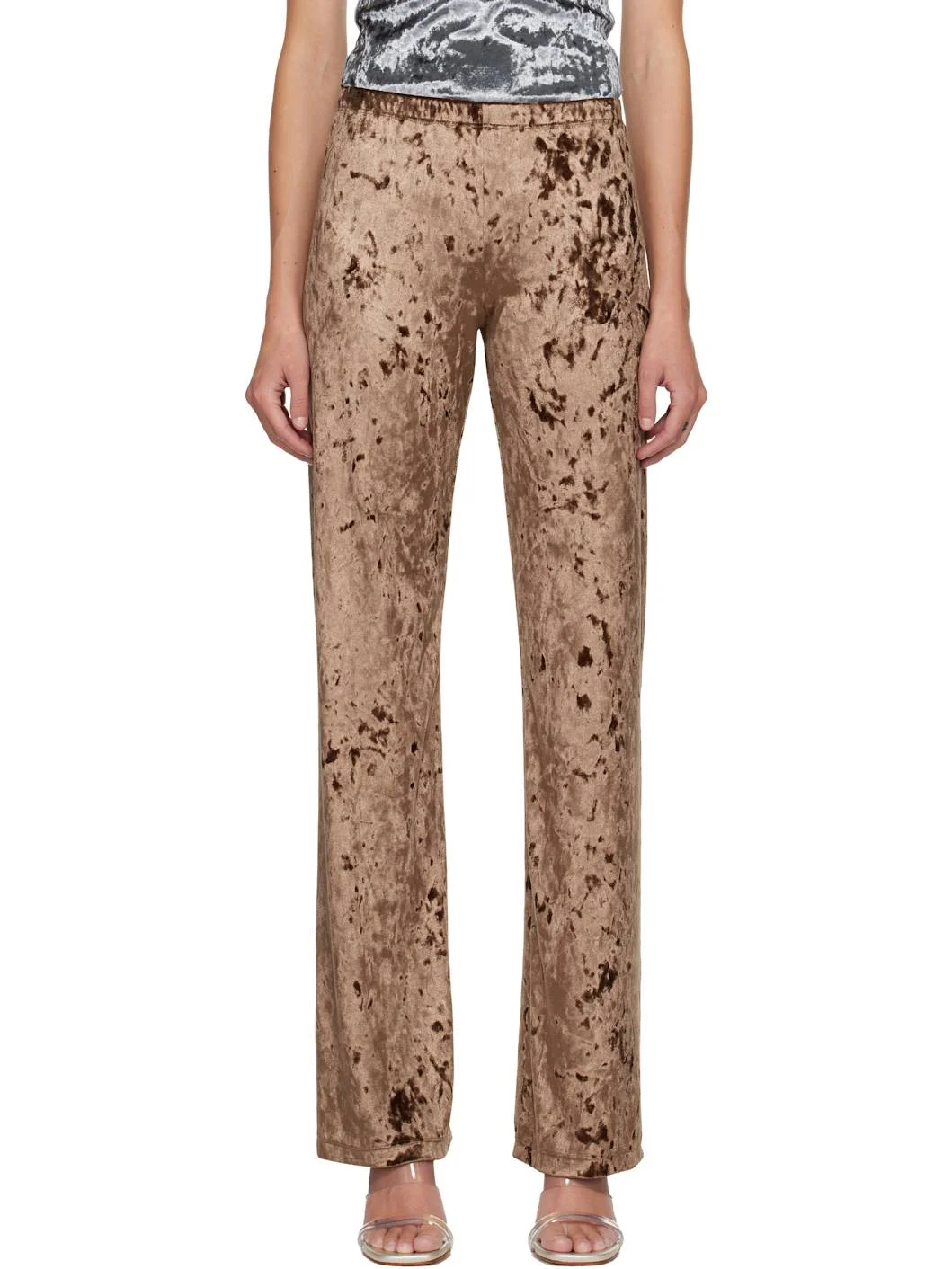 Brown Dance Lounge Pants - 1