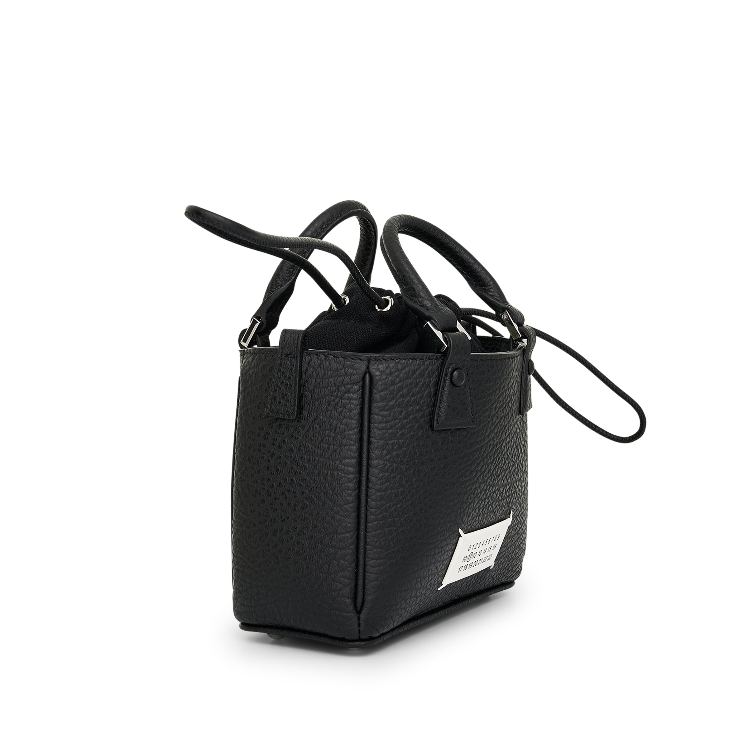 5AC Horizontal Tote Bag in Black - 3
