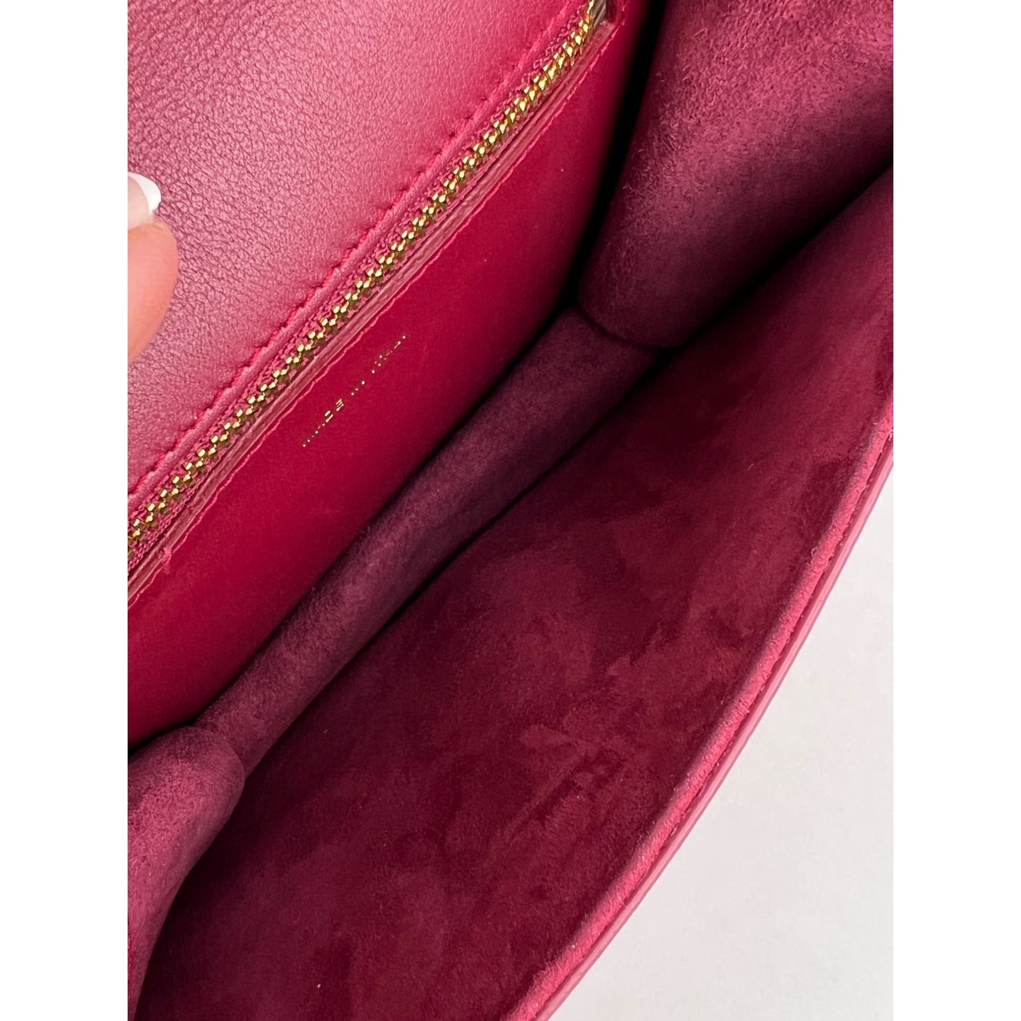 Christian Dior C'est Dior Mini Flap Burgundy Leather Shoulder Bag - 11
