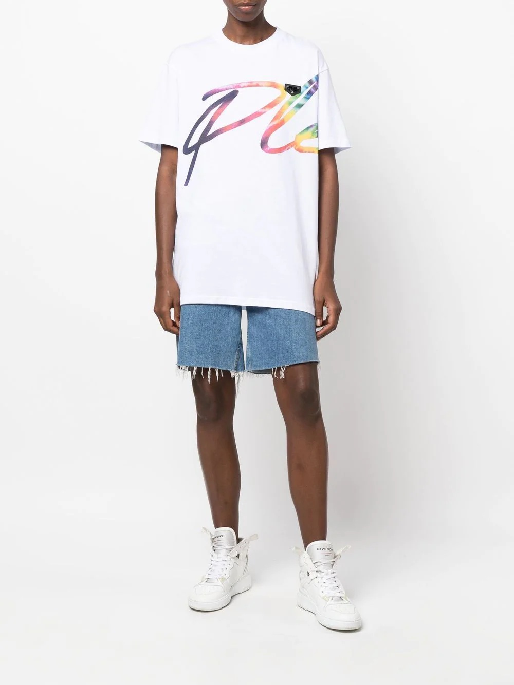 logo-print detail T-shirt - 2