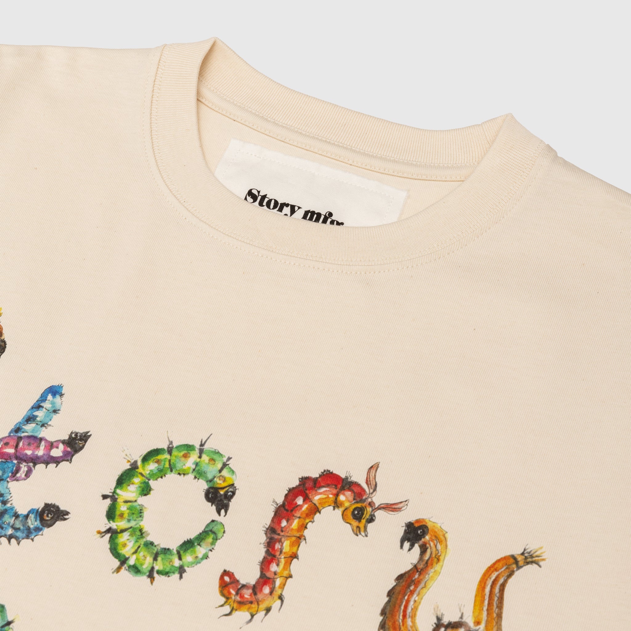 GRATEFUL S/S T-SHIRT (ECRU BUGGING) - 2