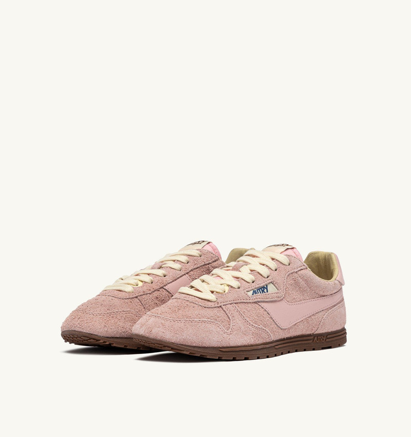 AUTRY WINDSPIN SNEAKERS IN ROSEMARY SUEDE AND LEATHER outlook