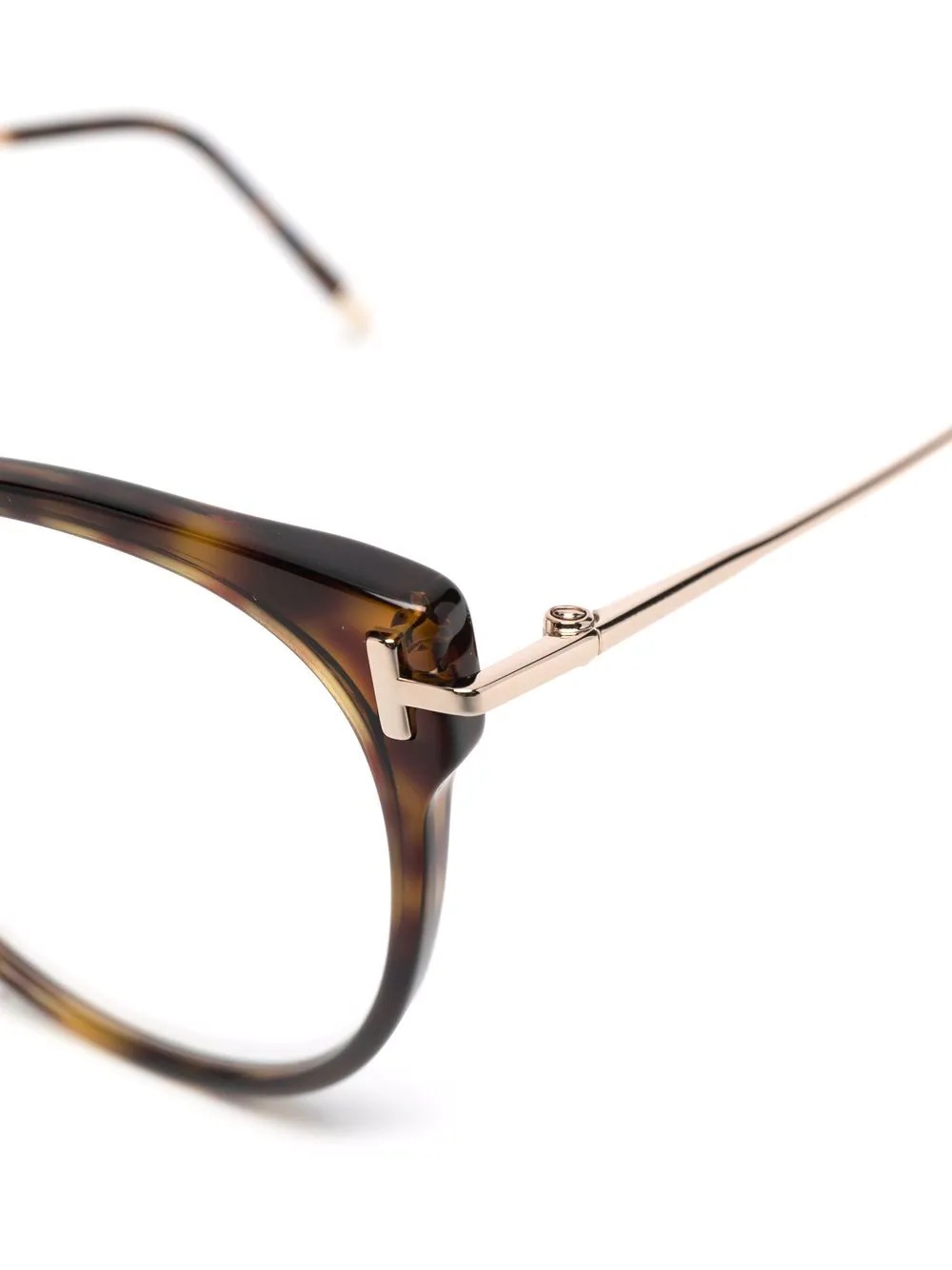 oversized tortoiseshell-frame glasses - 3