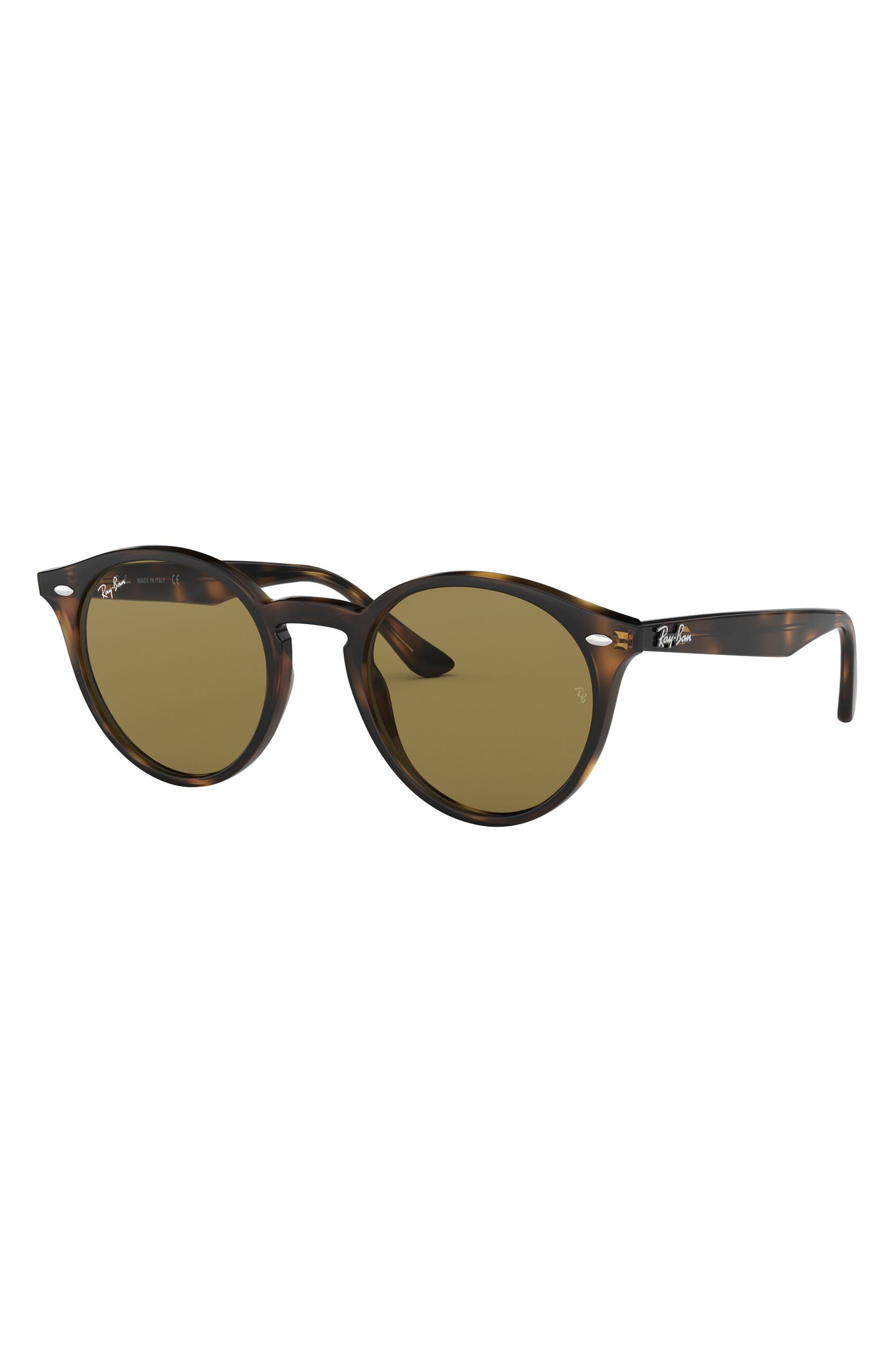 Ray-Ban Highstreet 49mm Round Sunglasses in Dark Havana at Nordstrom - 5