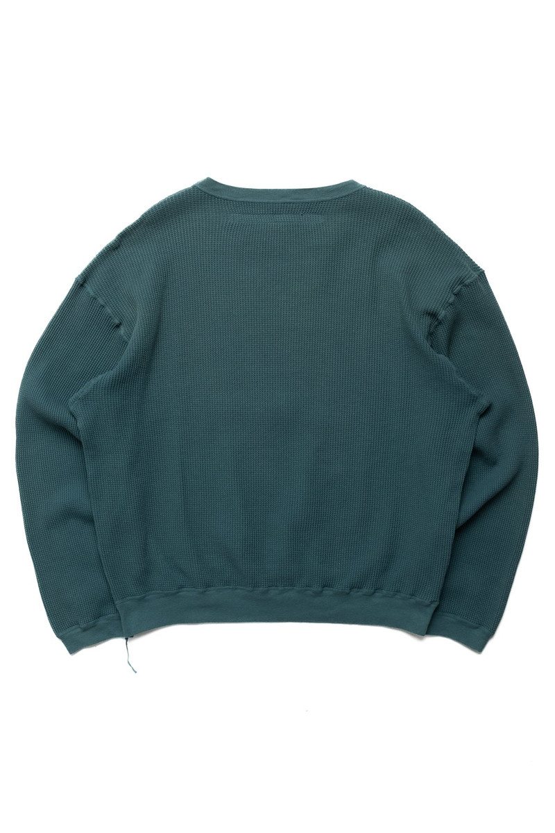 Kapital ECO Waffle BIG SWT - Turquoise outlook