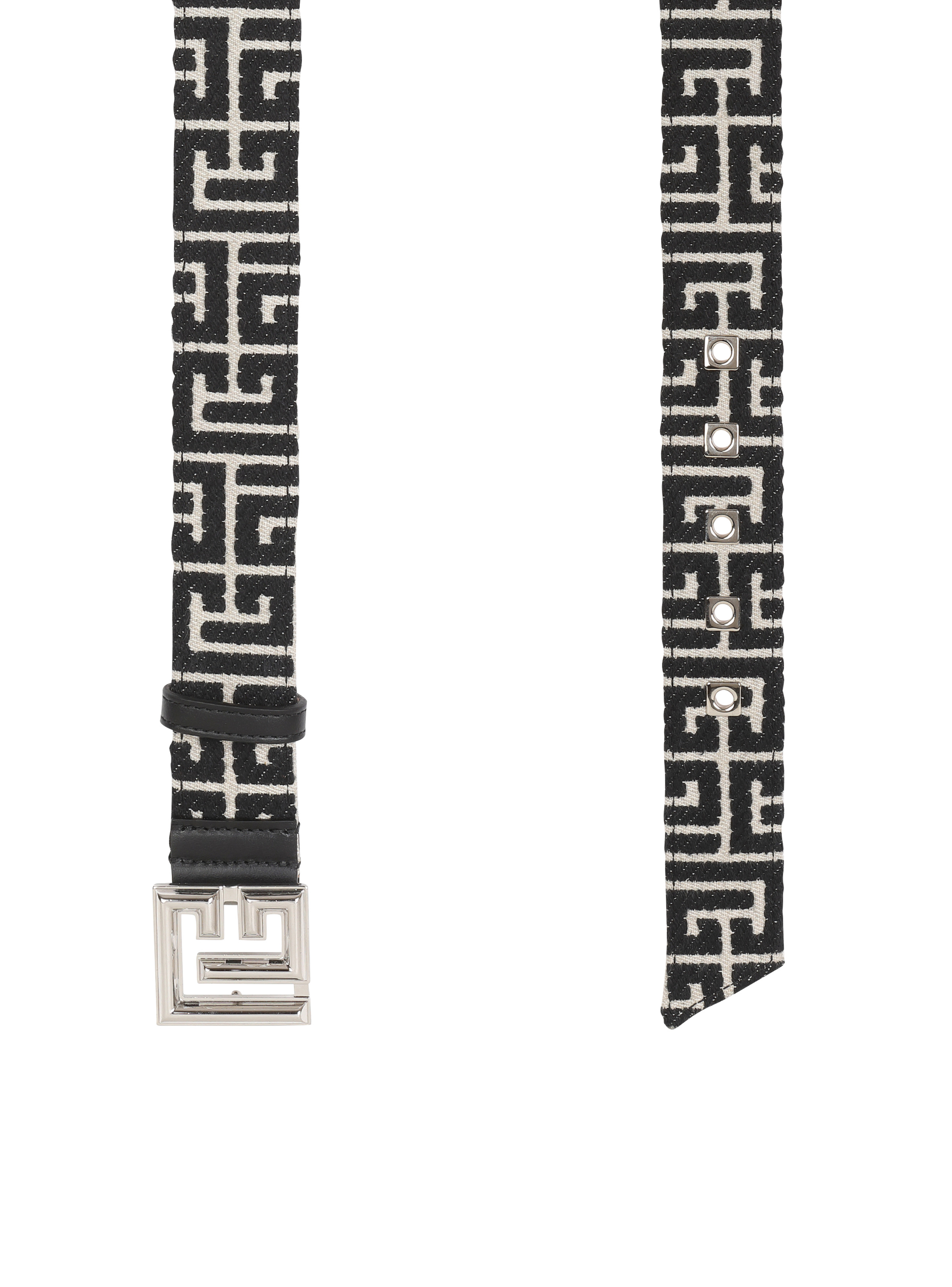 PB Belt in monogrammed jacquard - 4