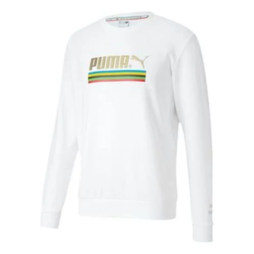 PUMA Tfs Unity 세계 공명 둥근 목 백색 599285-02 - 1