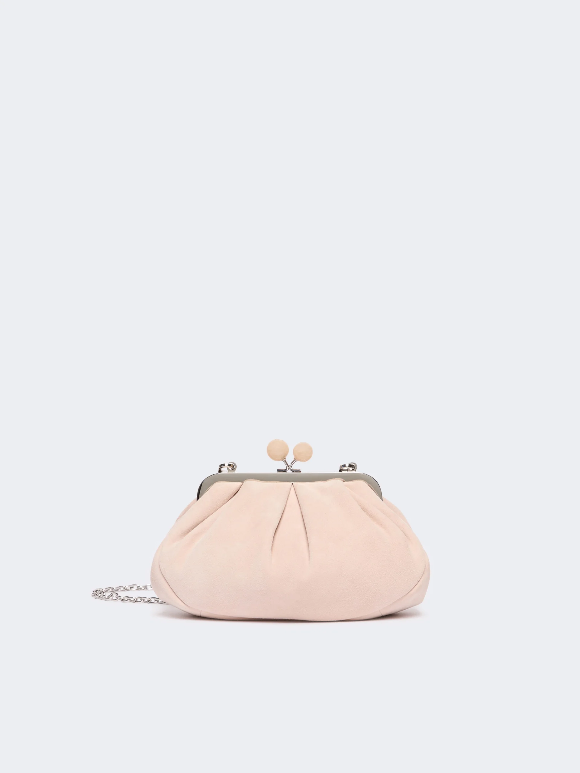 VALOIS Small suede Pasticcino Bag - BEIGE - 1