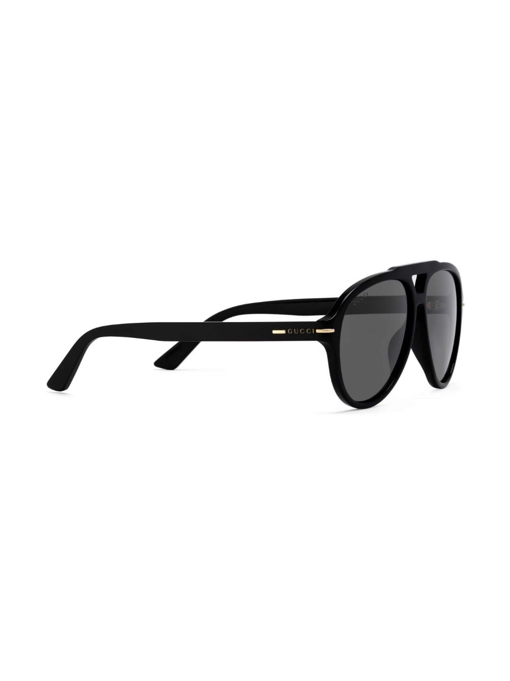 logo-print navigator-frame sunglasses - 2