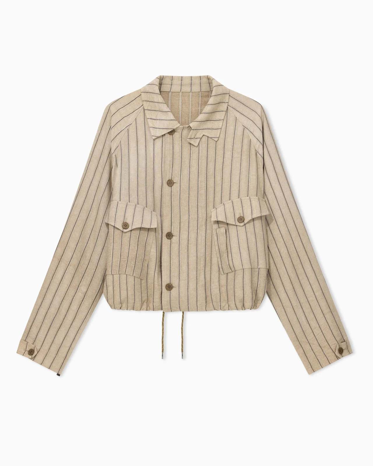 COLD-DYED CANNETÉ FABRIC BLOUSON - 1