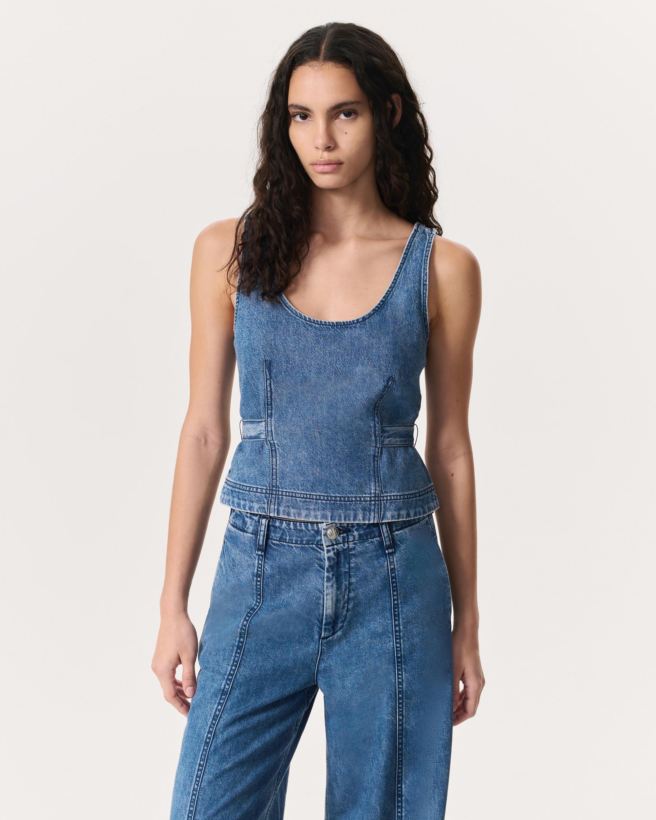 Ultra Featherweight Estelle Denim Top
Ultra Featherweight Denim - 2