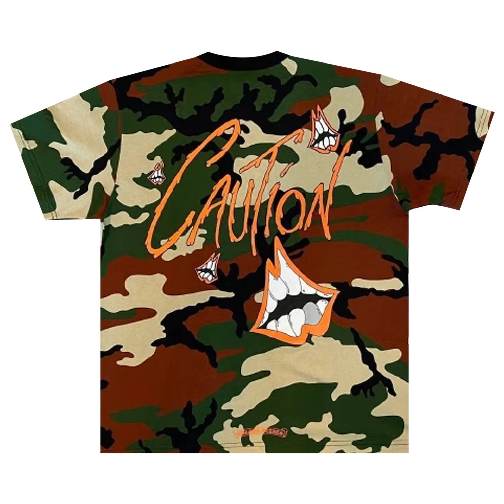 Chrome Hearts Matty Boy Caution T-Shirt 'Camo' - 2