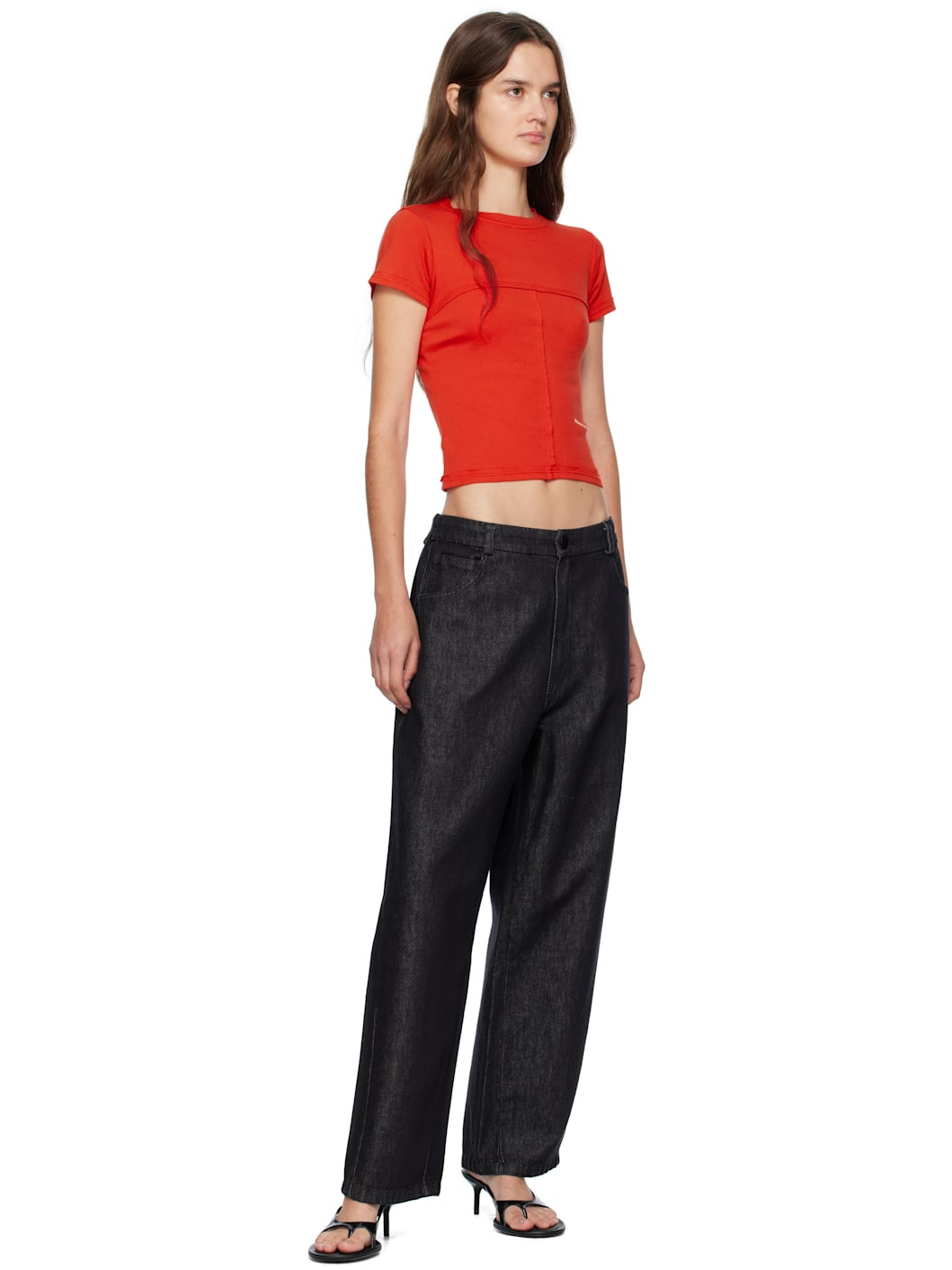 Red Lapped Baby T-shirt - 4