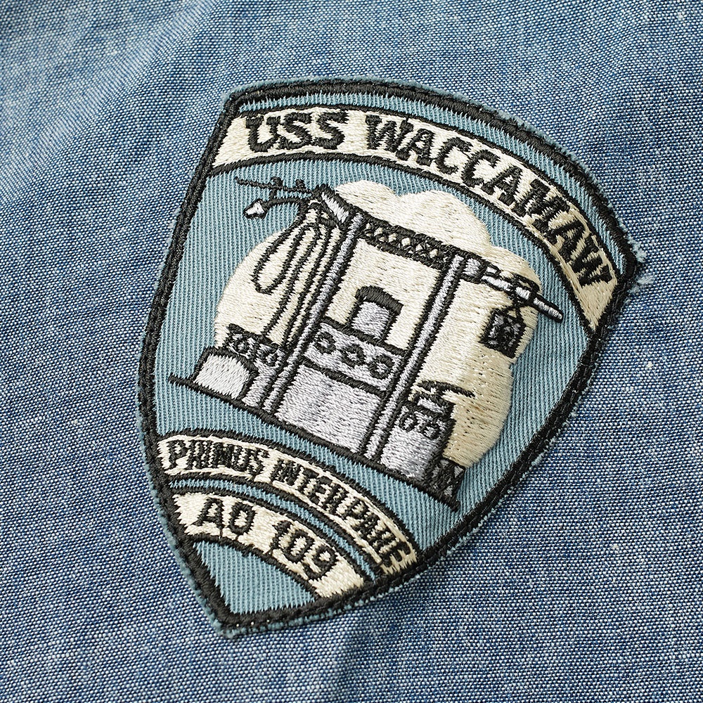 The Real McCoy's USS Waccamaw Chambray Shirt - 5