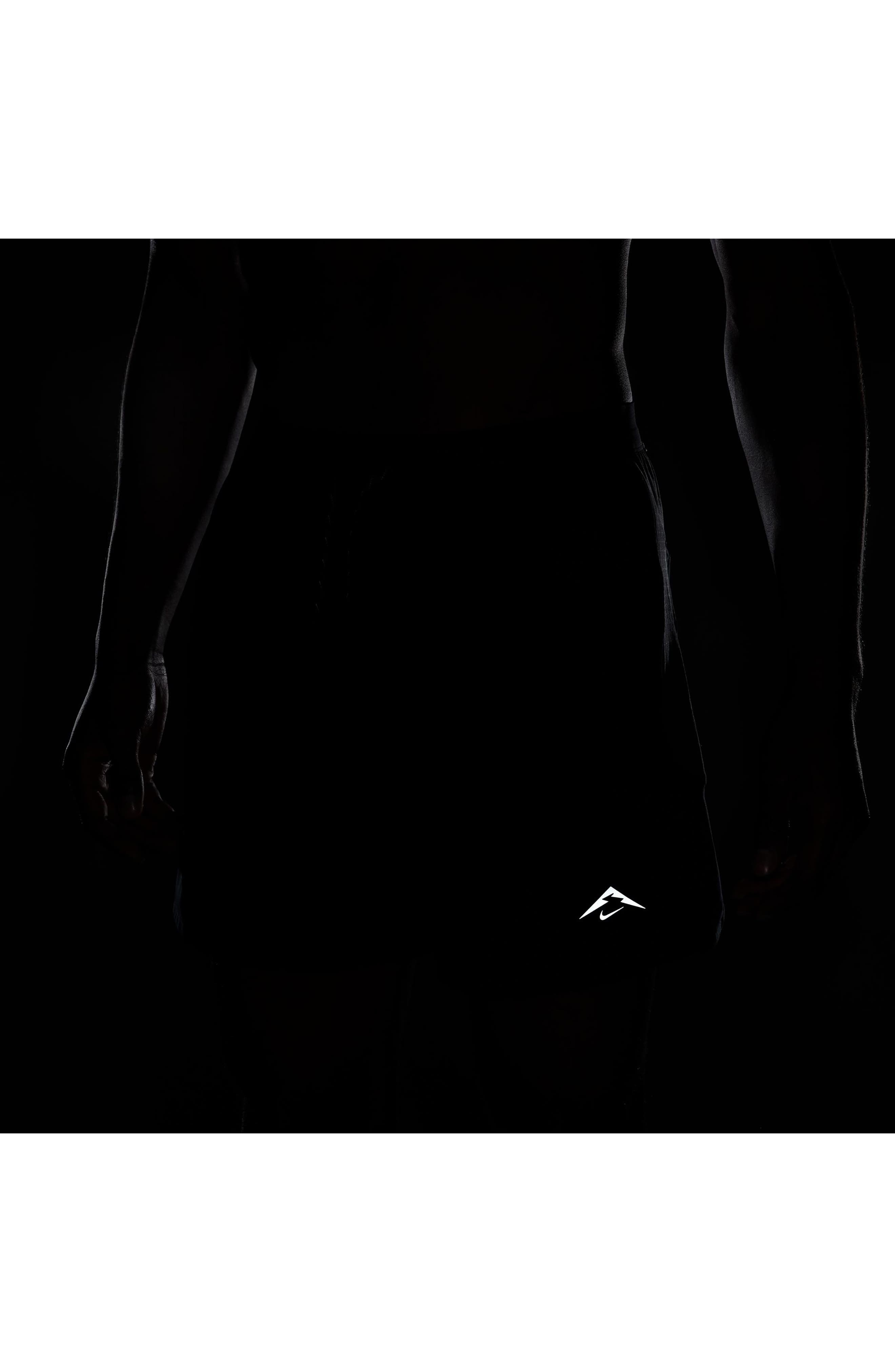 Nike Trail Dri-FIT Brief Lined Running Shorts in Black/Anthracite at Nordstrom - 8