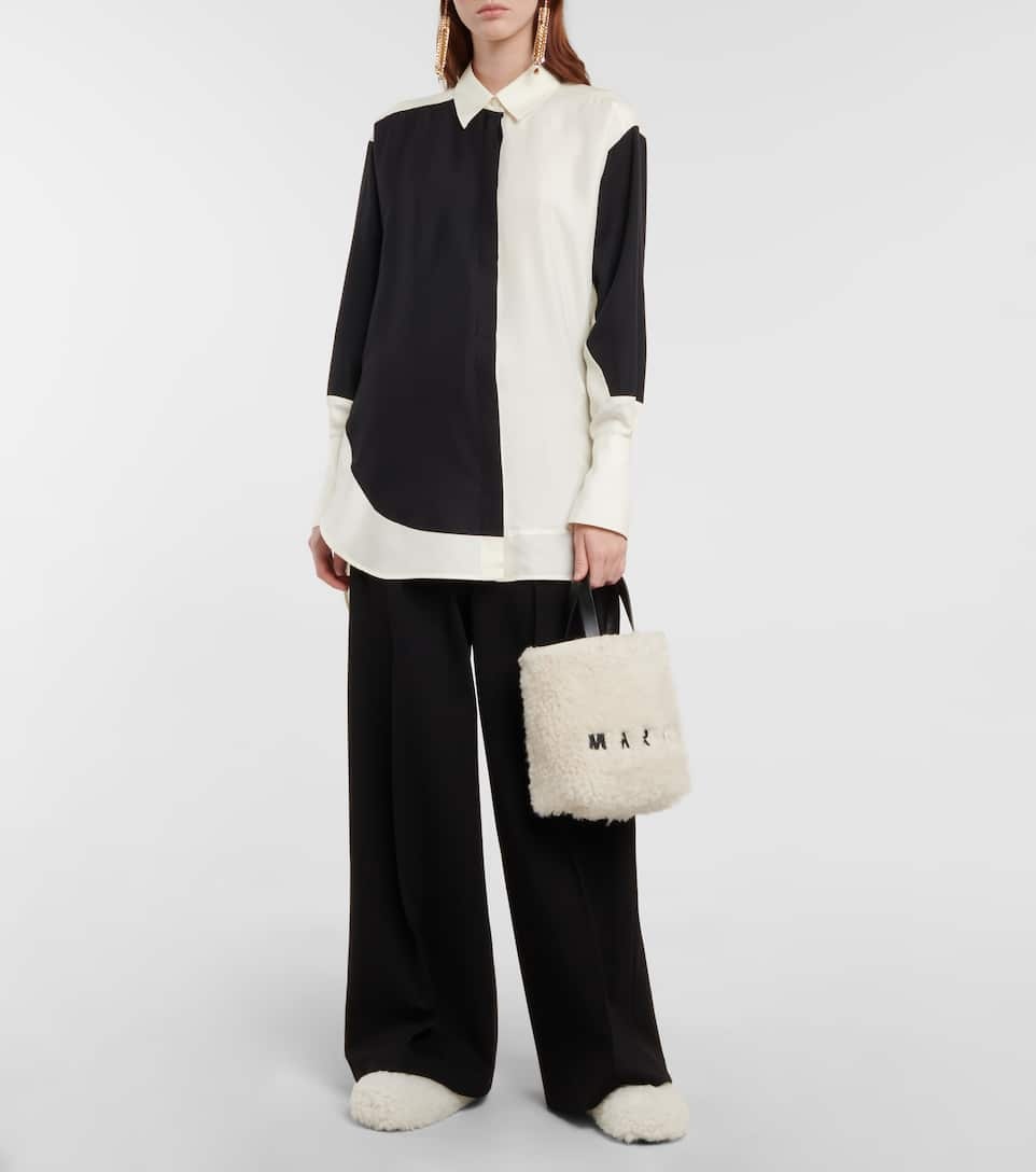 Sabot shearling slippers - 2