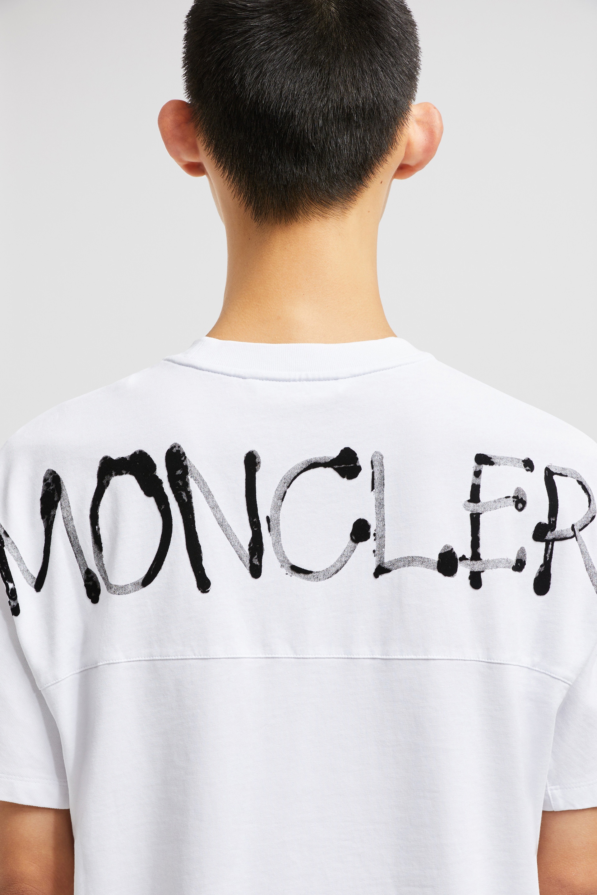 Graffiti Logo Cotton T-Shirt - 6