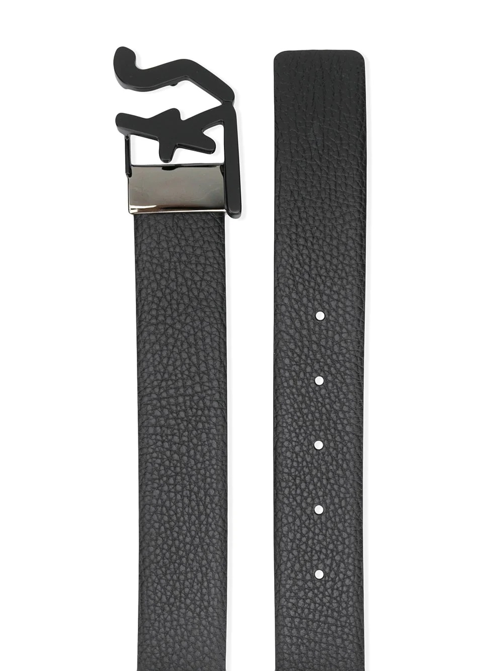 logo buckle belt - 2