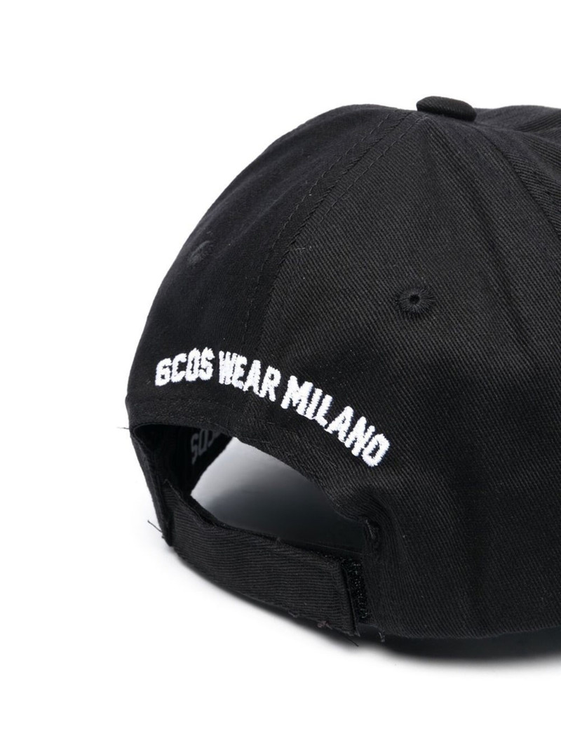 GCDS embroidered-logo detail baseball cap outlook