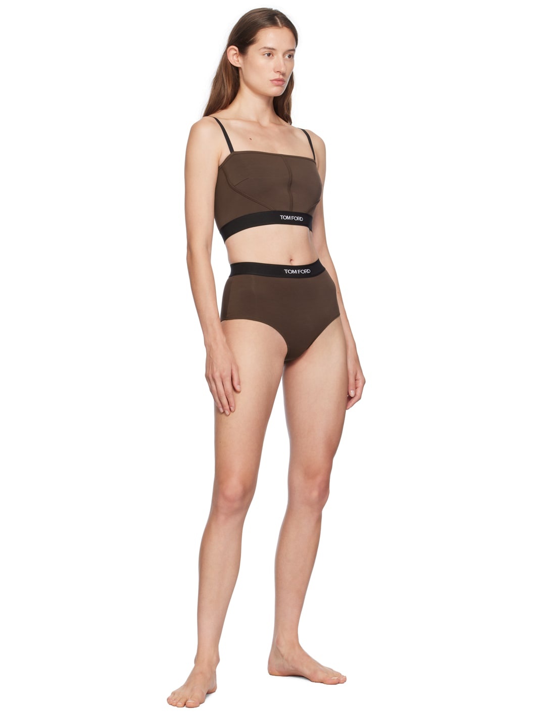 Brown Modal Signature Camisole - 4