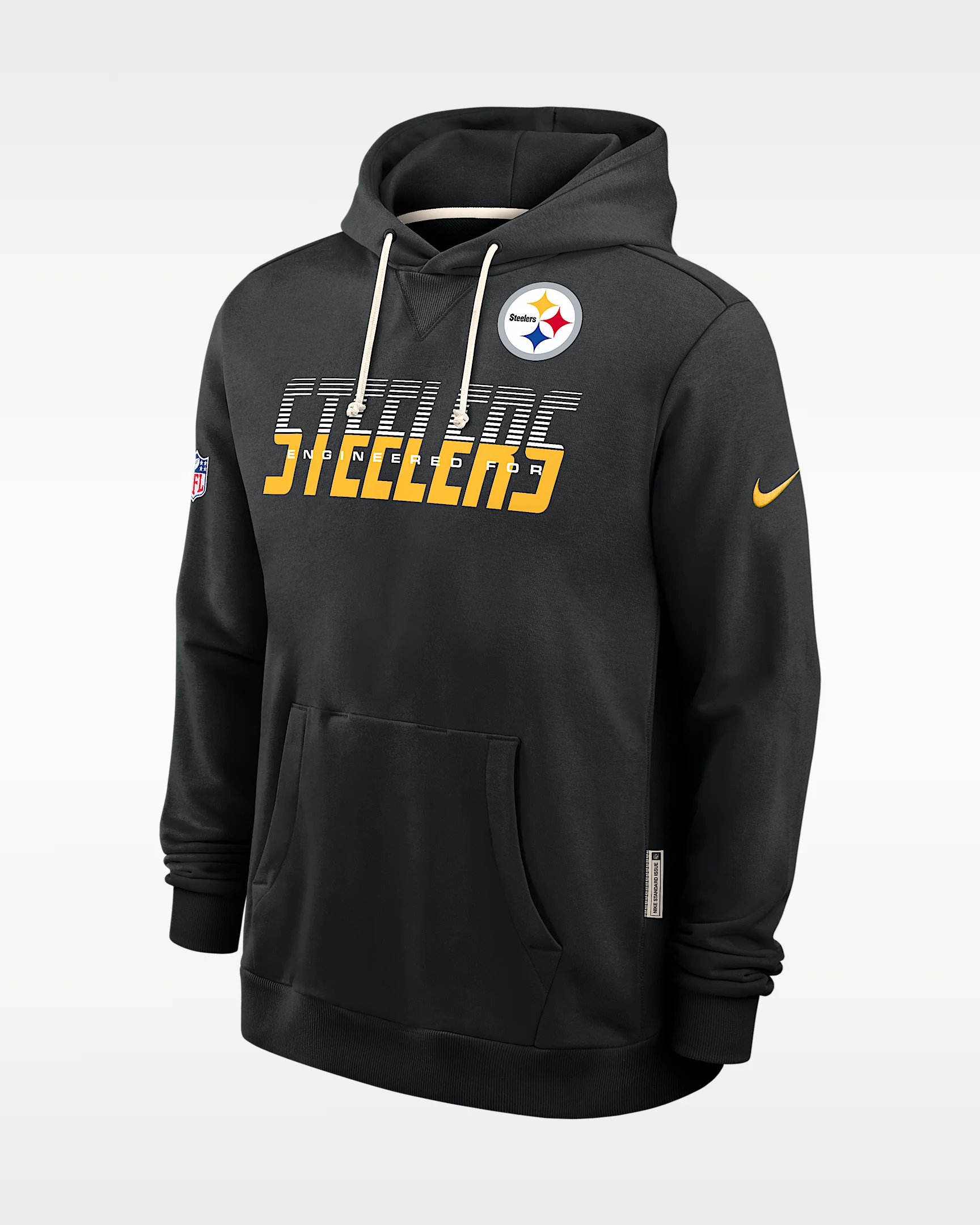 Pittsburgh Steelers Sideline Standard Issue Men's Nike Dri-FIT NFL Pullover Hoodie - 1