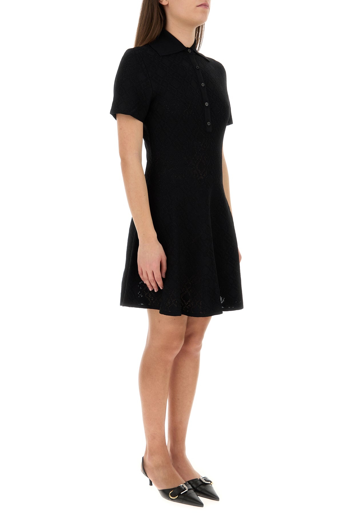 【関税&送料込】Givenchy Black Viscose Blend Polo Dress Givenchy Black viscose blend polo dress | gebnegozionline