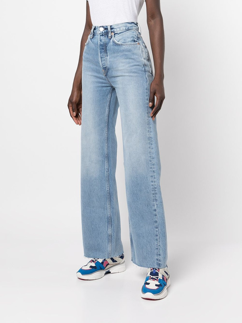 raw-hem wide-leg jeans 3
