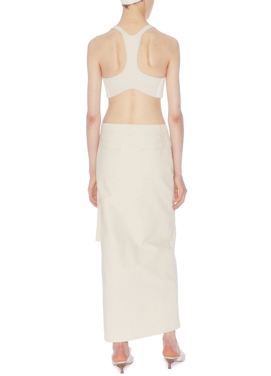 Long cargo skirt - 3