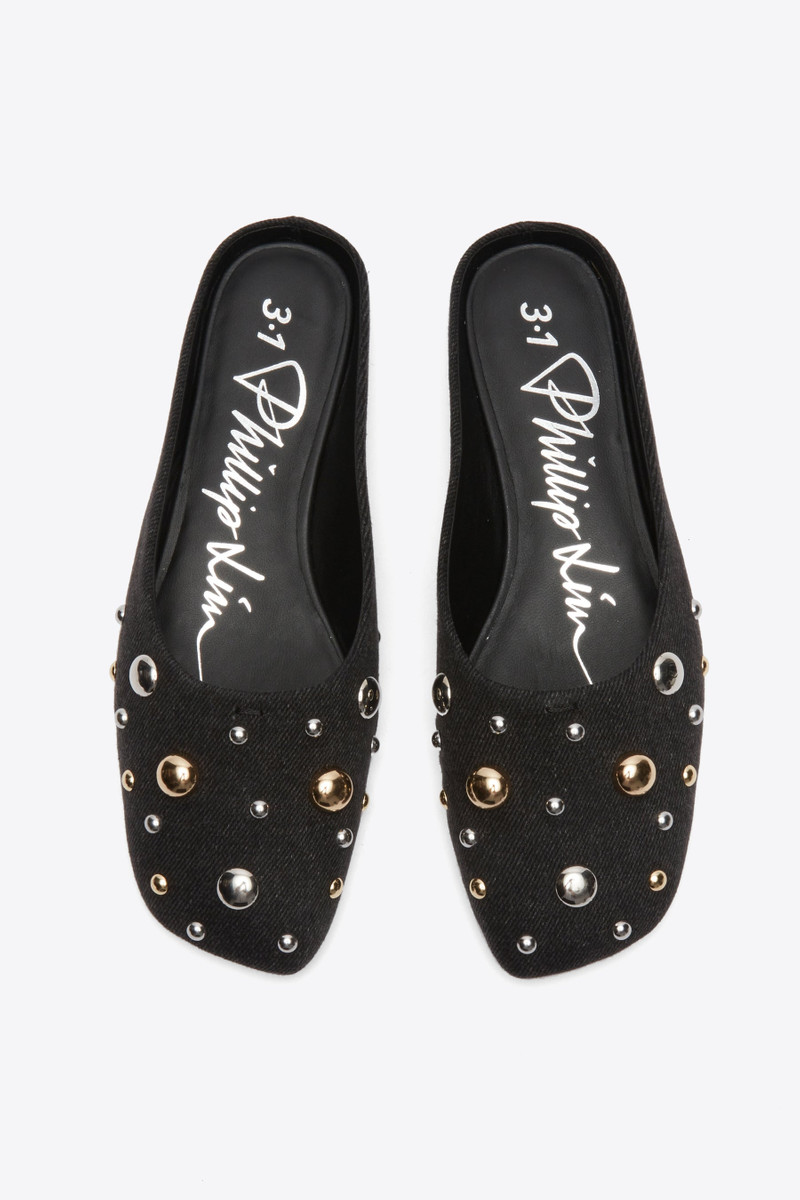 ID Mule Flat with Dome Embellishment 4