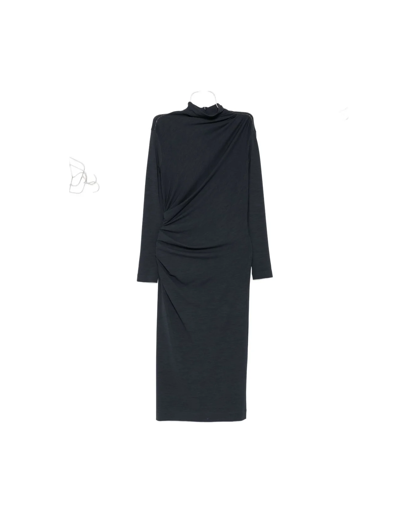 Wool Blend Midi Dress - 1