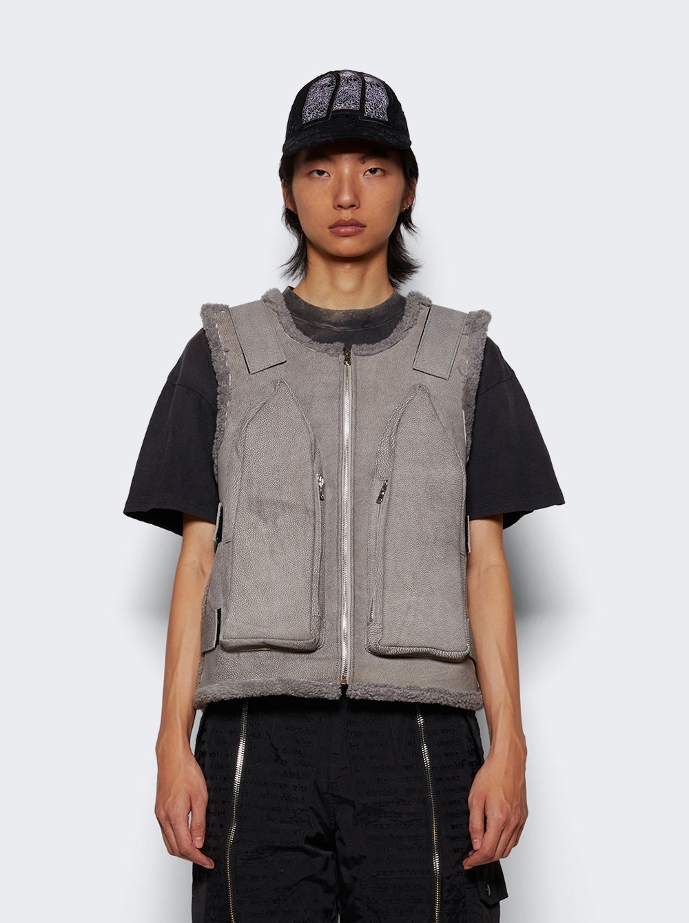 Bullet Point Vest Vintage Grey - 3