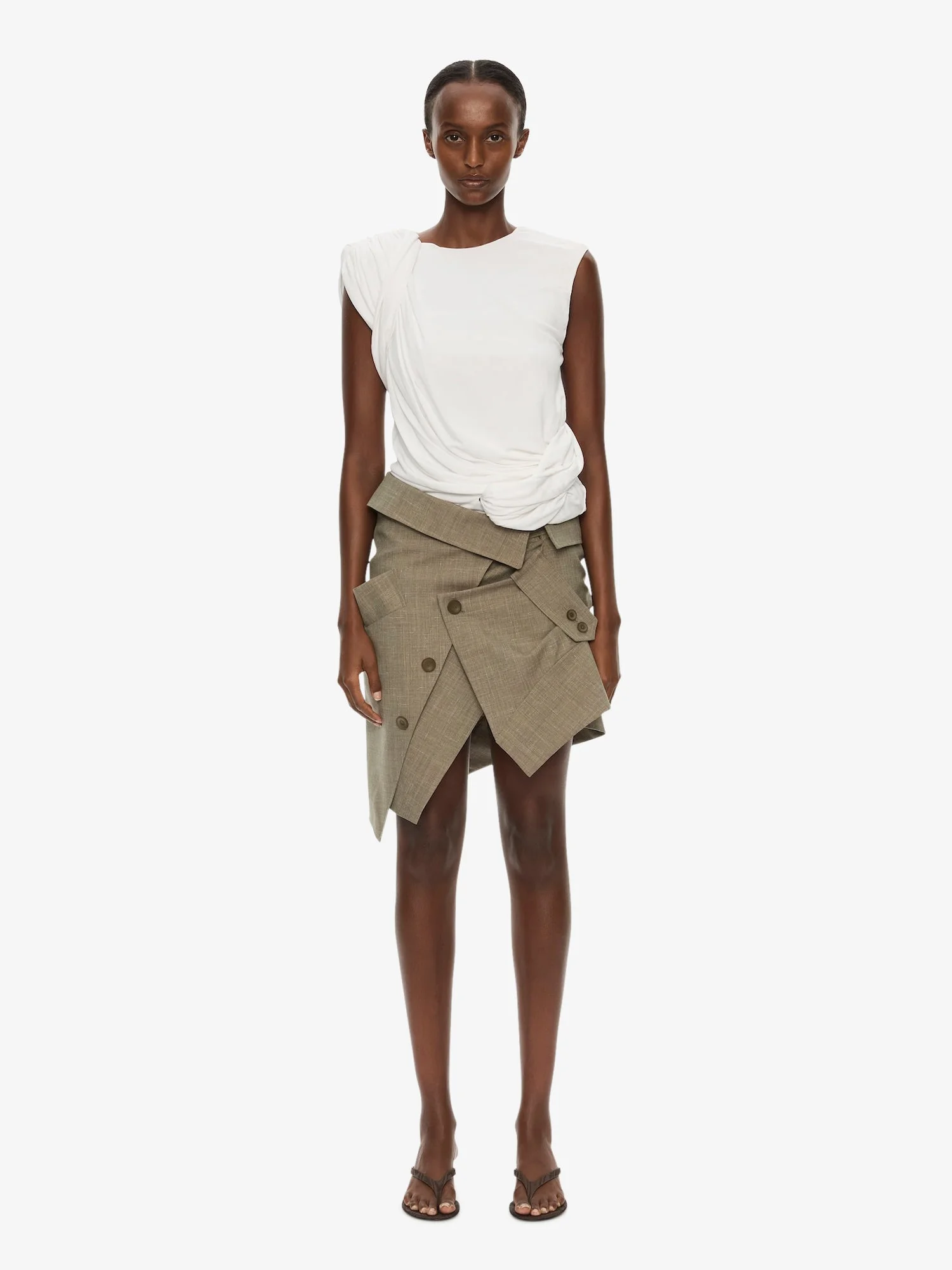 Banyan Deconstructed Trench Skirt - 1