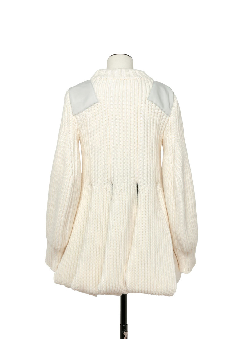 Chiffon Mix Knit Dress 3