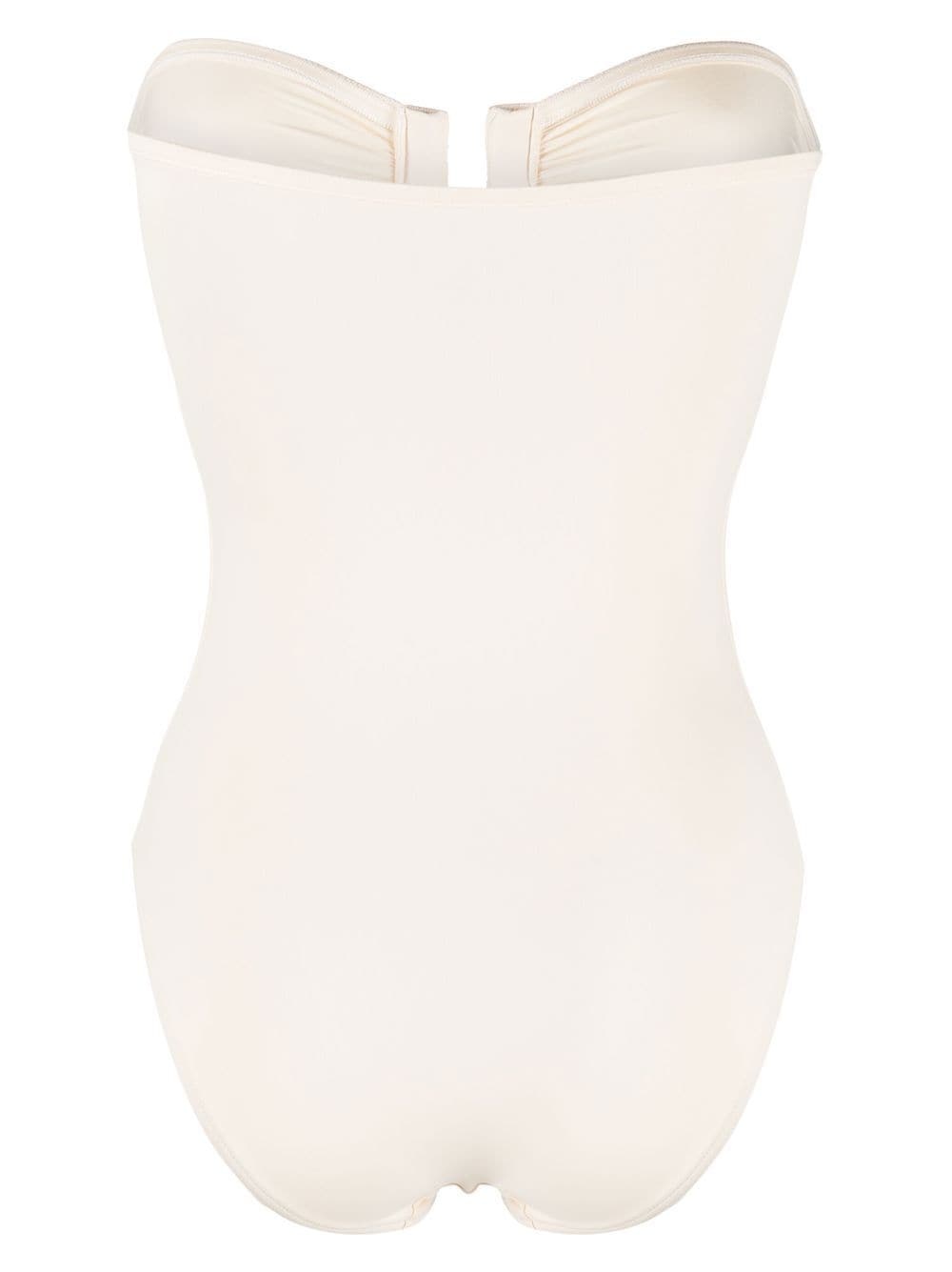 ruched cut-out swimsuit - 2