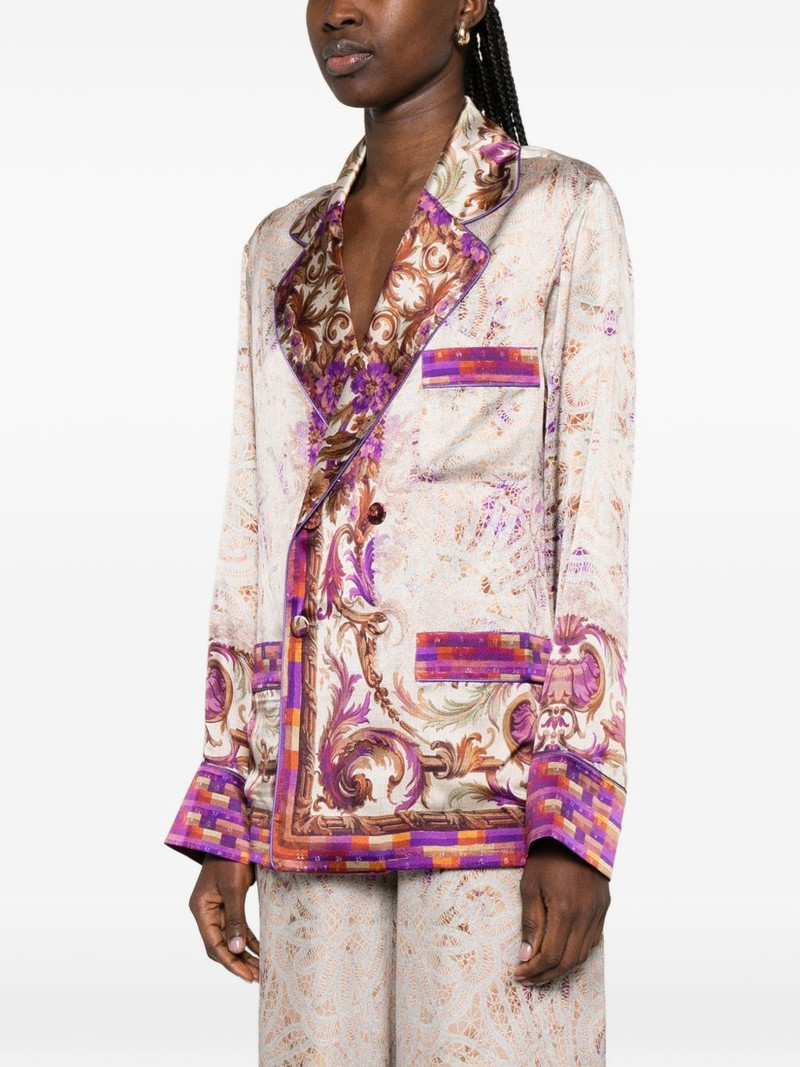 Pierre-Louis Mascia Printed silk jacket outlook