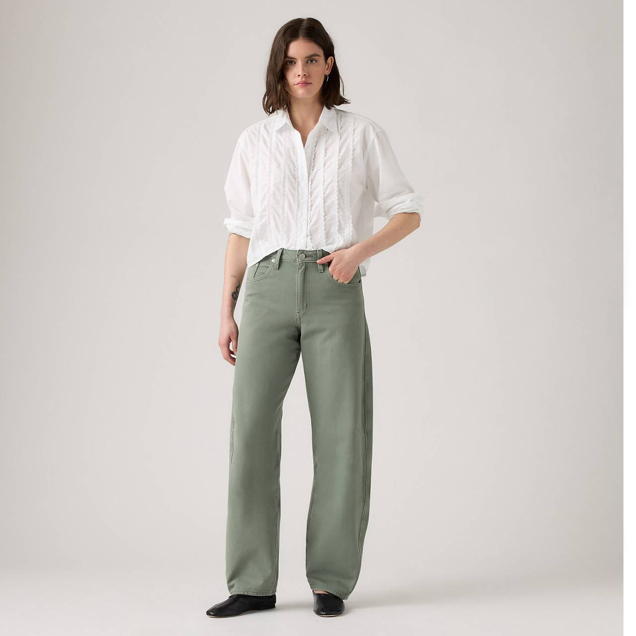 BAGGY DAD BARREL WOMEN'S JEANS - 2