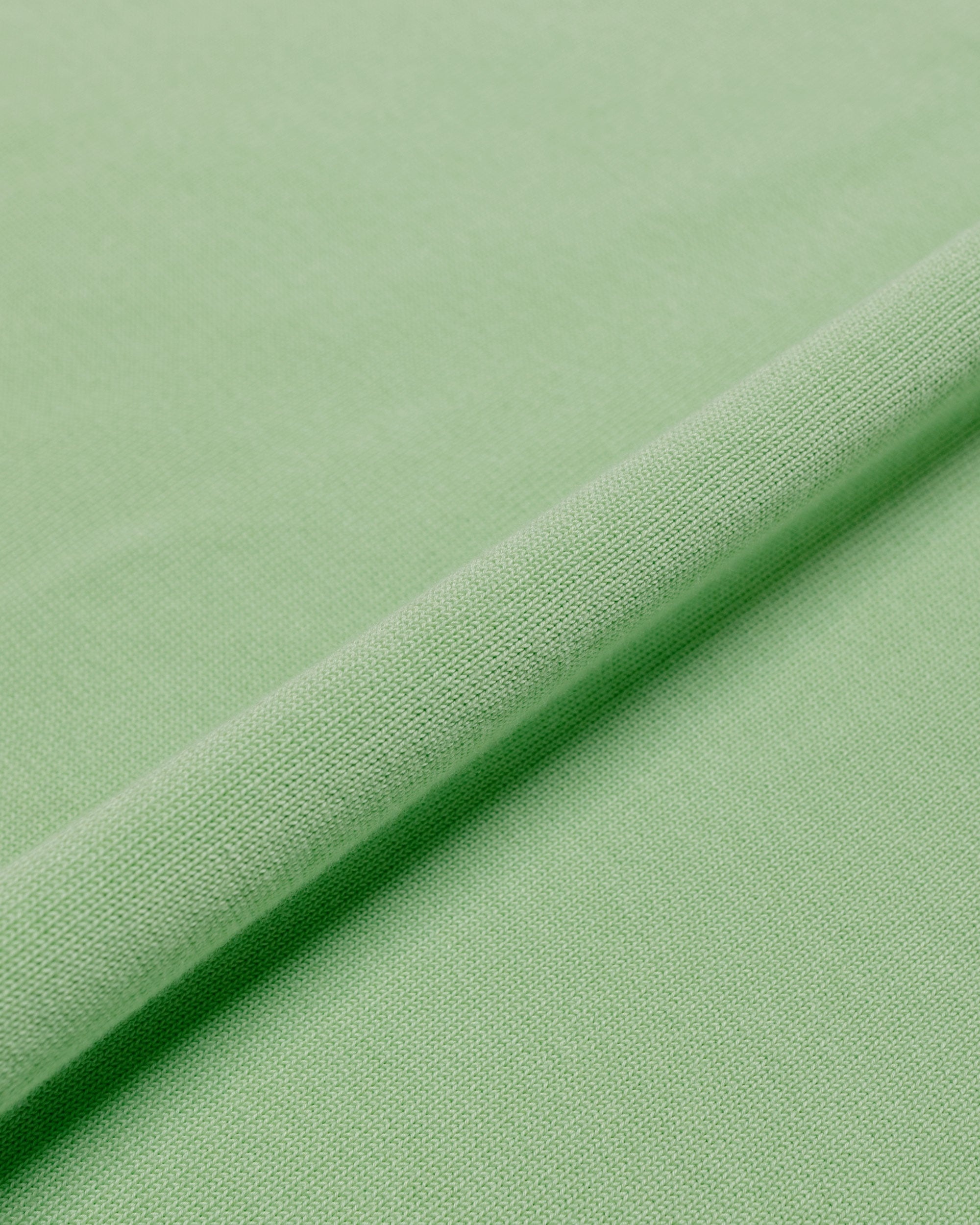Knit Polo Solid 12G Light Green - 5