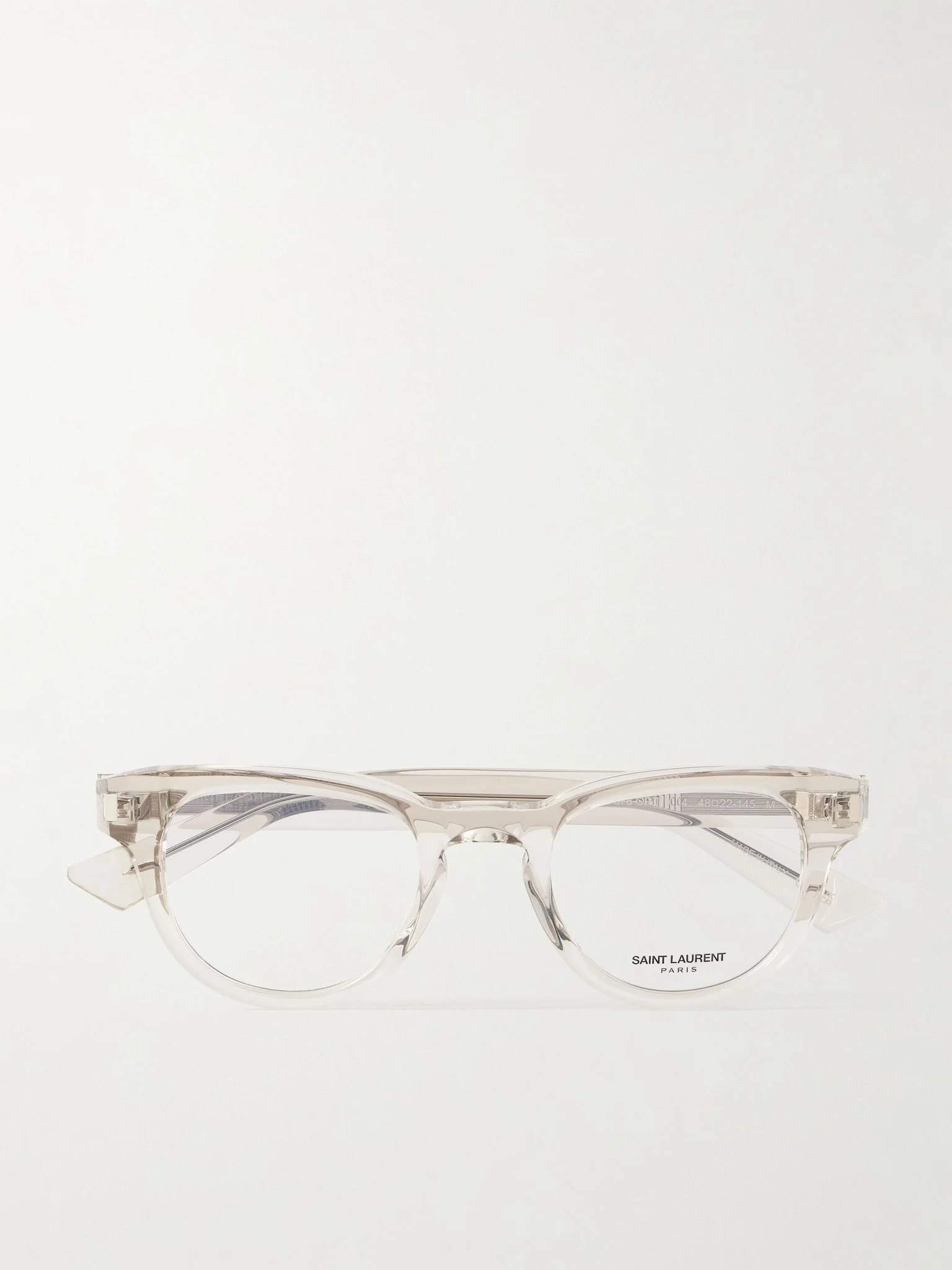 SL 876 Round-Frame Acetate Optical Glasses Clear - 1