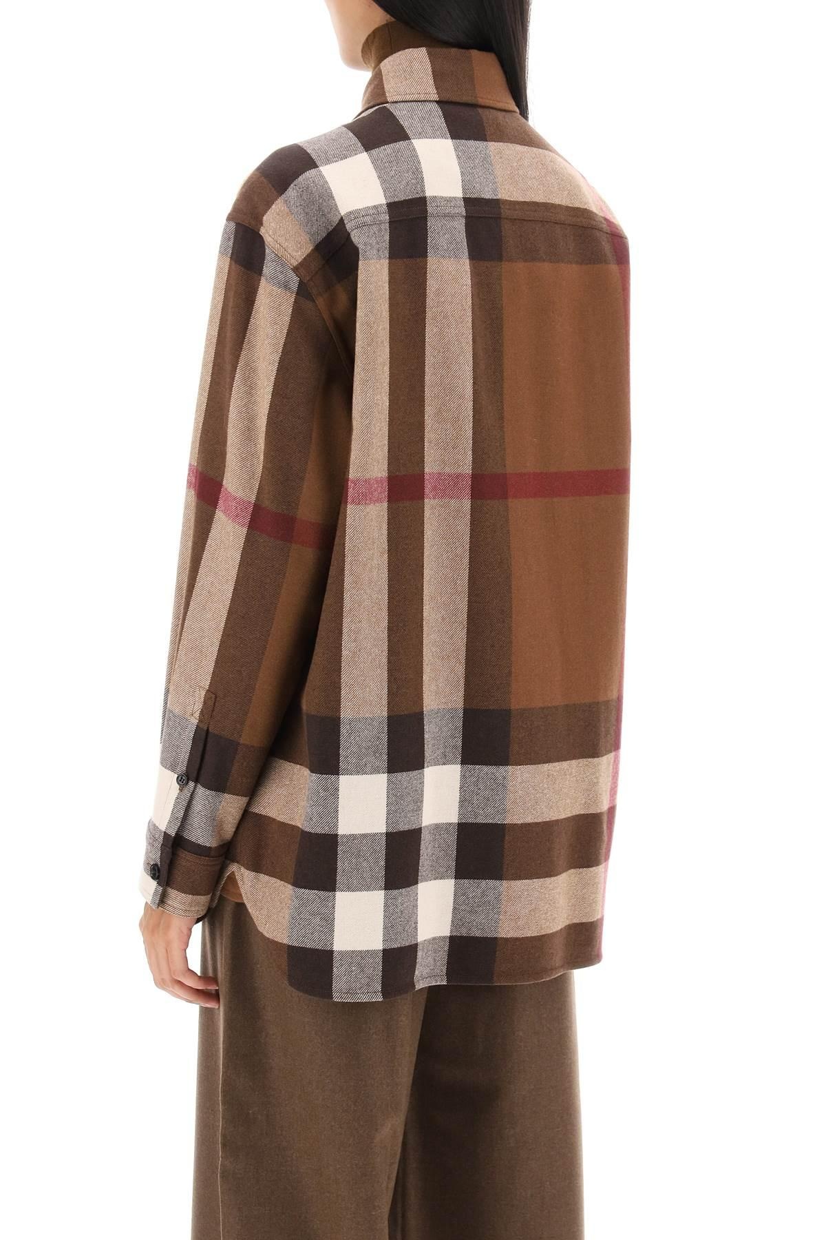 AVALON OVERSHIRT IN CHECK FLANNEL - 4