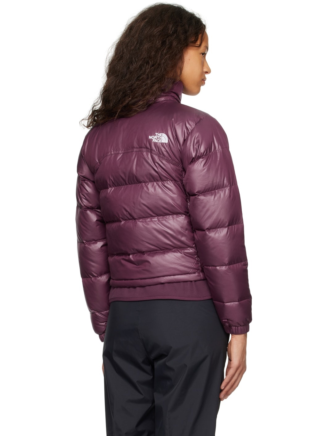 Purple 2000 Retro Nuptse Down Jacket - 3