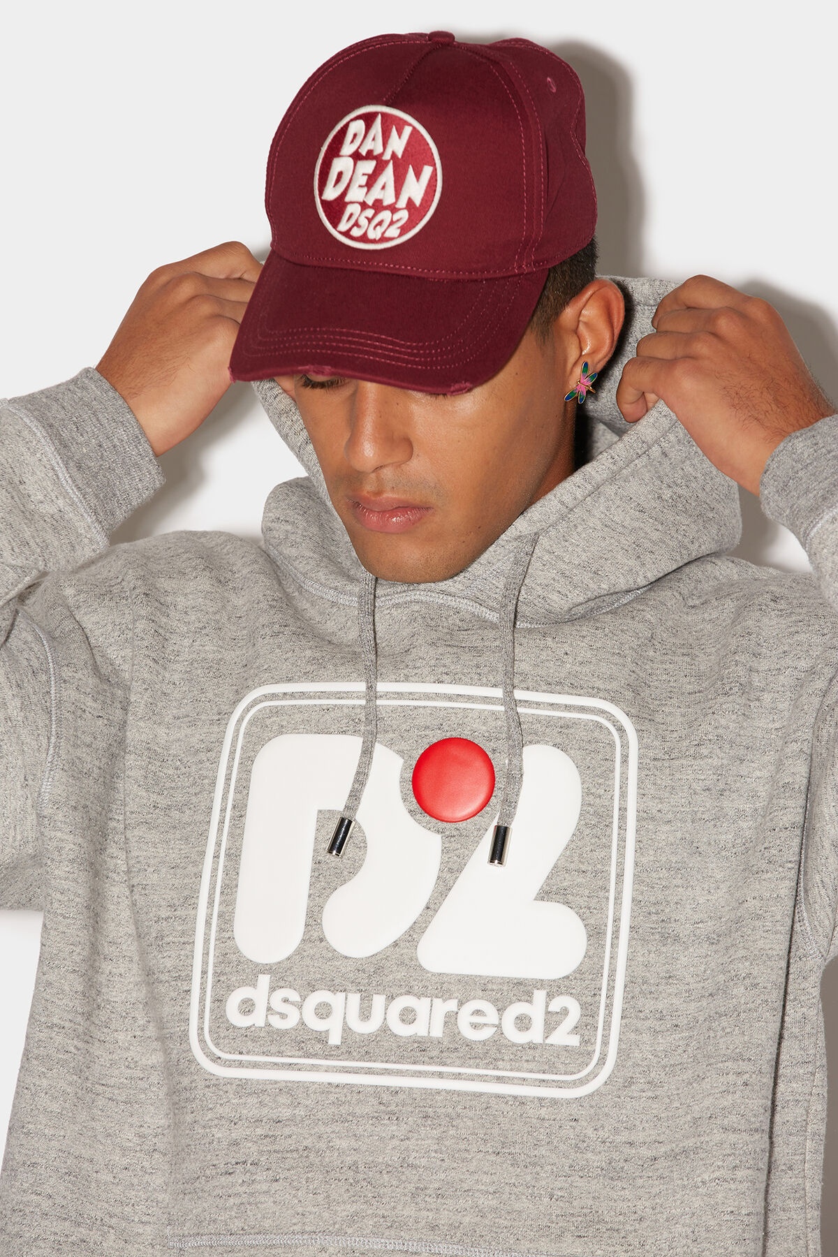 パーカー・フーディ D SQUARED2 CAMO PATCH HERCA ANORAK SWEATSHIRT DSQUARED2 CAMO PATCH HERCA ANORAK | REVERSIBLE