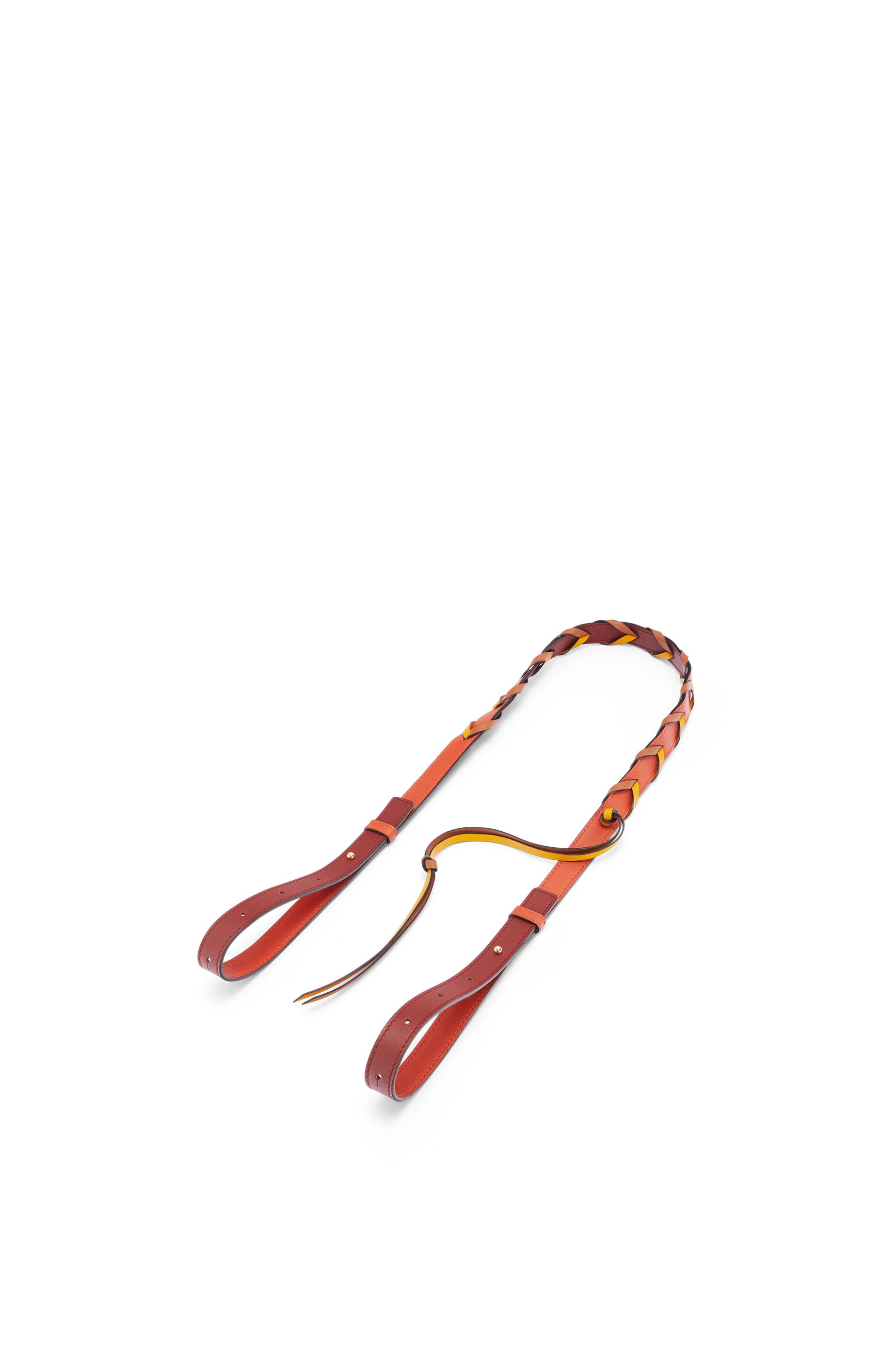 Braided loop strap in classic calfskin - 1