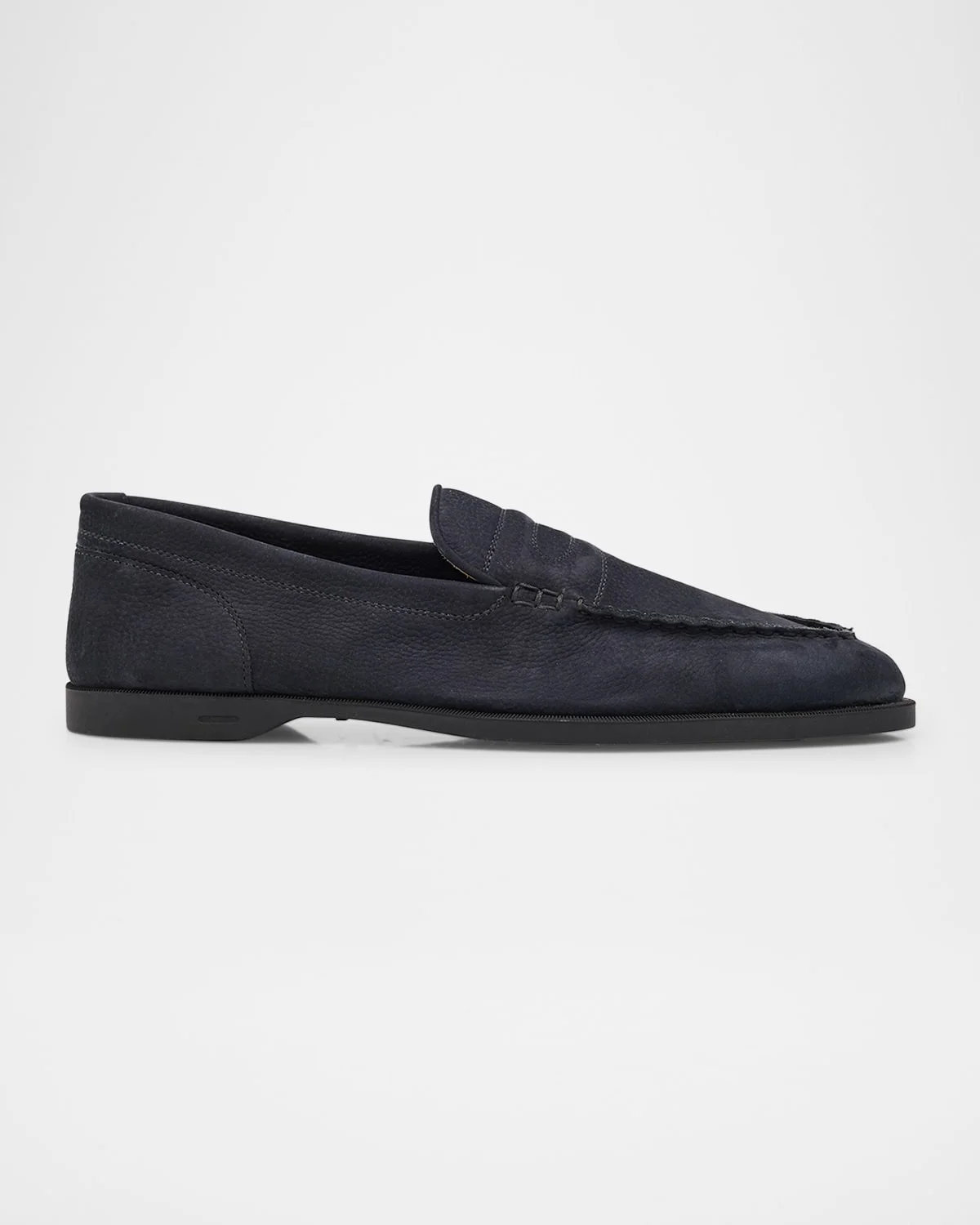 Men's Pace Nubuck Leather Penny Loafers - 1