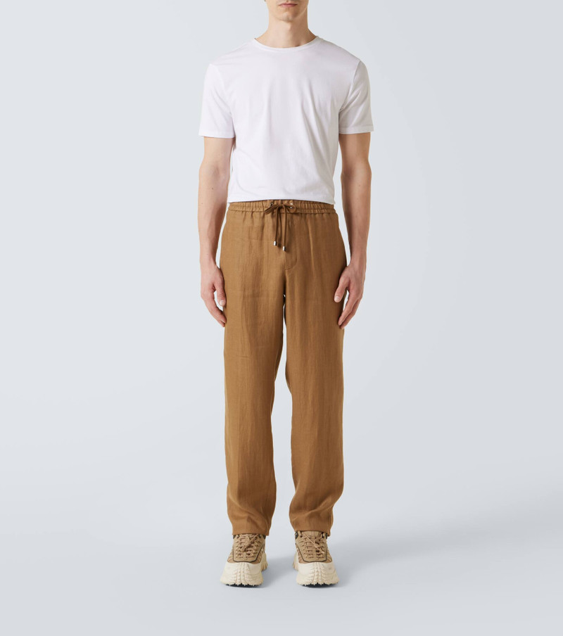 Moncler Linen straight pants outlook