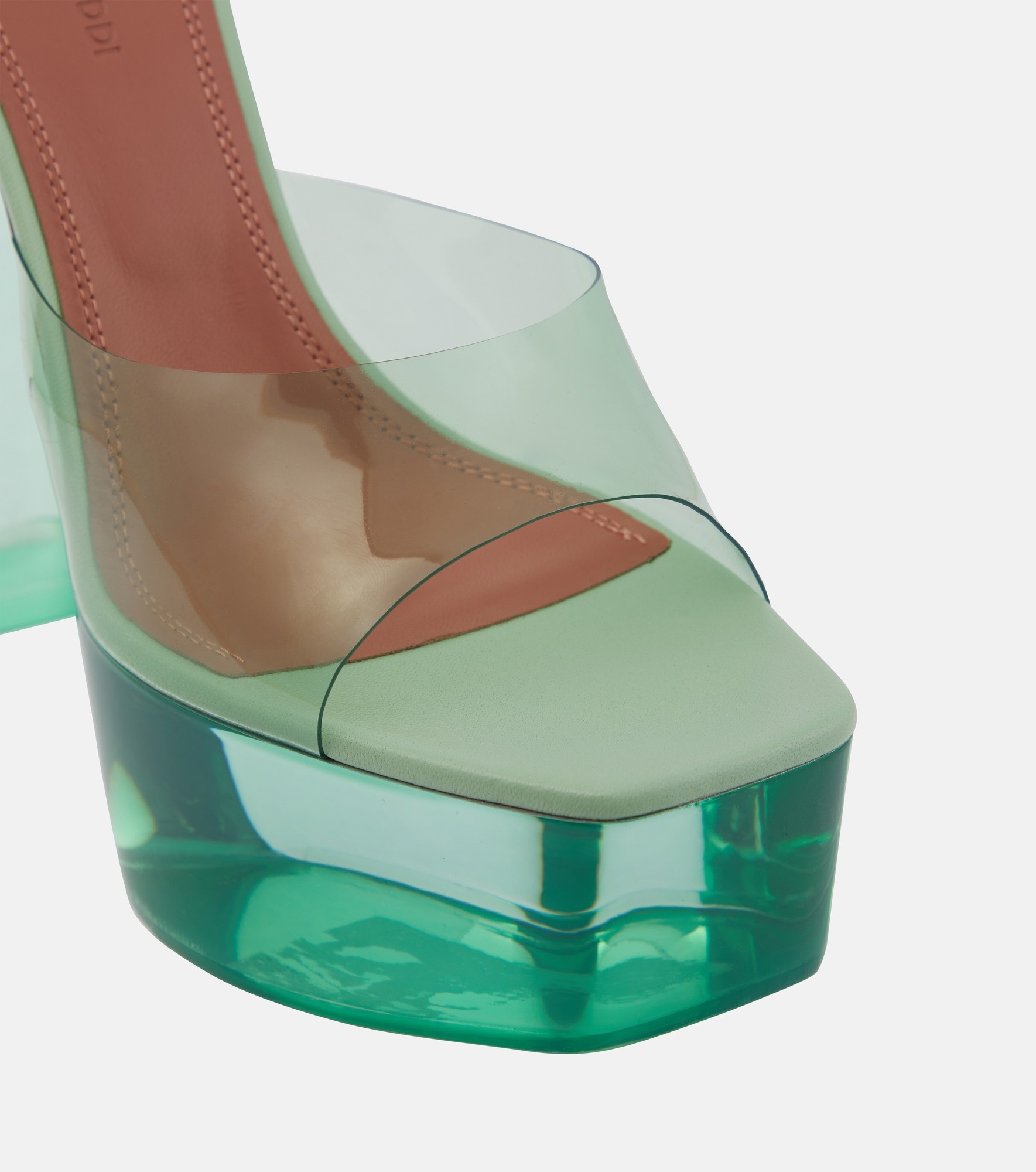 Dalida PVC platform mules - 6